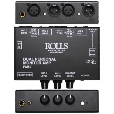 Rolls-PM59-Dual-Personal-Monitor-Amp